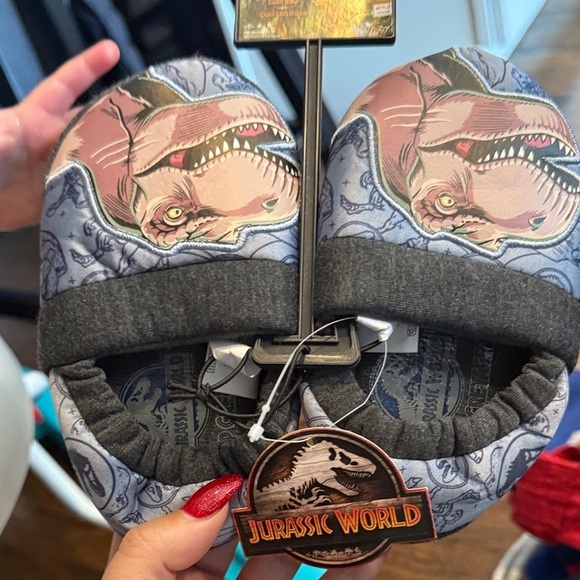 Jurassic World Other - Jurassic World Dinosaur Slippers size 7/8
